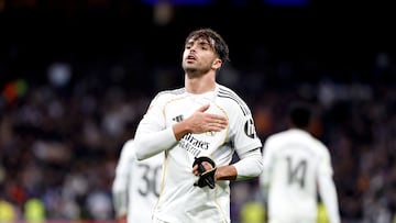 17/01/26 PARTIDO PRIMERA DIVISION
REAL MADRID - LEVANTE
ALEGRIA GOL 2-0 RAUL ASENCIO