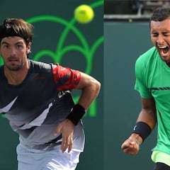 Elias da un bolazo a la grada y Kyrgios se enfada: "¡Multadle!"