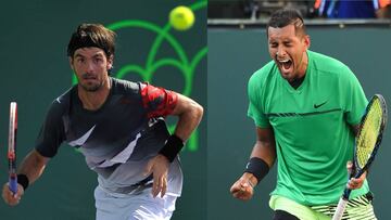 Elias da un bolazo a la grada y Kyrgios se enfada: "¡Multadle!"