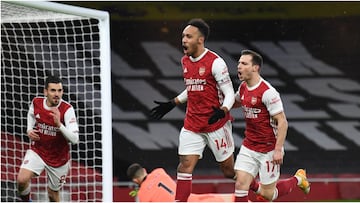 Aubameyang on target for Arsenal with hat trick against Leeds United