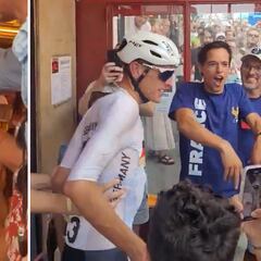 Surreal moment: German cyclist makes unexpected pit stop at parisian bar bathroom during Olympic race
