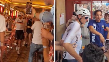 Surreal moment: German cyclist makes unexpected pit stop at parisian bar bathroom during Olympic race