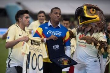 Así fue el homenaje a los volantes del Club América