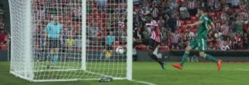 Jugada del gol anulado a Iñaki Williams.
