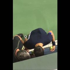 Djokovic se encara con un aficionado: "Te voy a encontrar"