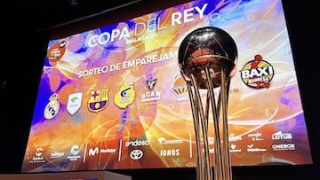 Sorteo de la Copa del Rey de Baloncesto 2024, en directo hoy: equipos, bombos y cruces