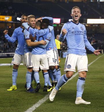 En imágenes: NYCFC venció al Union y está en semifinales