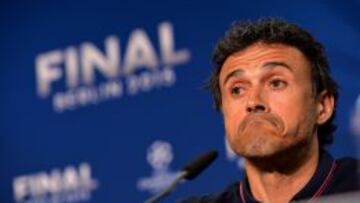 Luis Enrique, técnico del Barça.