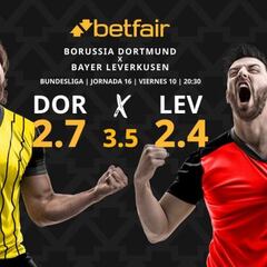 Borussia Dortmund vs. Bayer Leverkusen: horario, dónde ver, pronósticos y clasificación