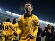 Tras el fracaso en la Supercopa, Pulisic busca orquestar al Milan para quedarse con la cima de la Serie A en el 2025 y, de paso, escalar como el máximo goleador de la temporada.. (Photo by Marco BERTORELLO / AFP)