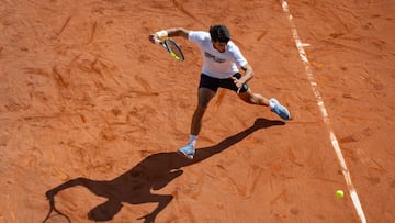 Carlos Alcaraz, en Murcia antes de viajar a Montecarlo.