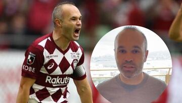 Iniesta explica cómo afrontan en Japón el virus y llama a la responsabilidad