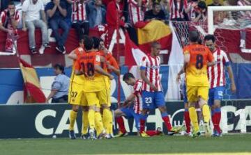 Un gol en propia puerta de Gabi dejó el definitivo 1-2 en el marcador.