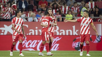 El Girona ganó al Celta en Montilivi.