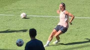 ¡Sorpresón Aitana! Así entrena Bonmatí a 27 horas del debut, alucinen
