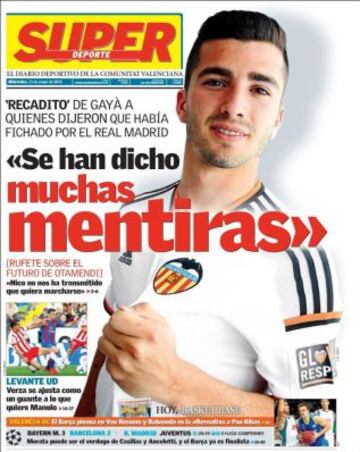 Portadas de la prensa deportiva