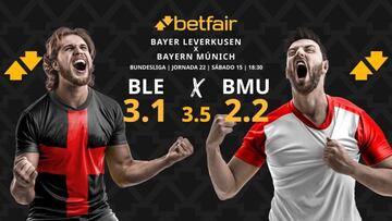Bayer 04 Leverkusen vs. FC Bayern Múnich: horario, TV, pronósticos y clasificación