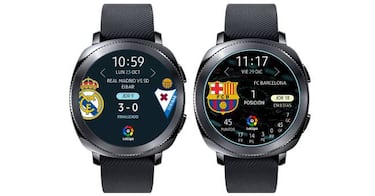 Los Samsung Gear estrenan esferas de LaLiga
