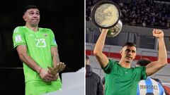 Dibu Martínez recreates his iconic World Cup celebration with Copa América