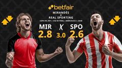 CD Mirandés vs. Real Sporting de Gijón: horario, dónde ver, pronósticos y estadísticas