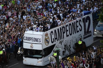 La Cibeles recibe a los campeones de la Champions