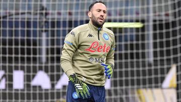 David Ospina, portero del Napoli, regres&oacute; a la convocatoria, luego de una lesi&oacute;n muscular que lo alej&oacute; varias semanas. Ser&iacute;a suplente ante Spezia