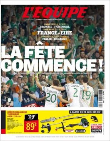 Portadas de la prensa mundial