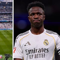 Era lo más esperado: así recibió el Bernabéu a Vinicius tras la última pitada ante el Sevilla
