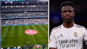 Era lo más esperado: así recibió el Bernabéu a Vinicius tras la última pitada ante el Sevilla