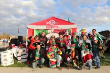 Así se vive el partido en el estado de Ohio para el encuentro entre la selección mexicana y el conjunto de las Barras y las Estrellas.