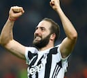 Juventus derrota a Milan con dos de Higuaín que hace historia