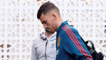 Dani Ceballos, durante la concentración con la Selección.