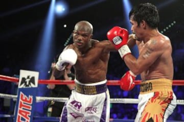 Combate entre Manny Pacquiao y Timothy Bradley Jr. en las Vegas por el título de peso welter de la Organización Mundial de Boxeo.