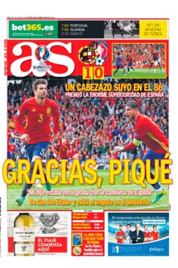 Las portadas de AS de junio