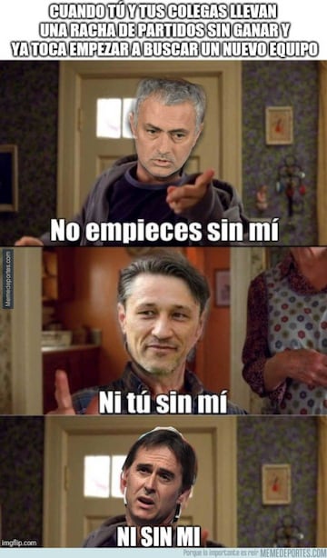 Los memes se ceban con el despido de Mourinho