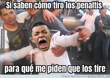 Los memes de la jornada: la Copa, los partidos del Madrid y del Bar?a, el penalti fallado por Mbapp¨¦...