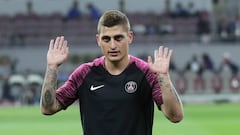 Verratti back in PSG training ahead of Champions League clash with Manchester United