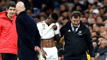 Vinicius, Lucas Vázquez y Bale acabaron lesionados