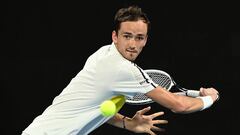 Daniil Medvedev, en el Open de Australia.