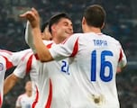 Tapia anota su primer gol por Chile y así reacciona: el ángulo que no se vio por TV