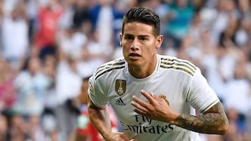 James Rodríguez, volante de Real Madrid