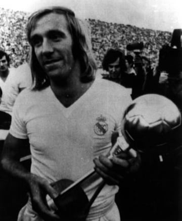 Günter Netzer fichó por el Real Madrid en 1973 y estuvo hasta 1976.