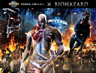 Resident Evil transforma el parque de atracciones Universal Studio Japan