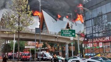 Se presenta incendio en la Iglesia Aparecida de Brasil en CDMX