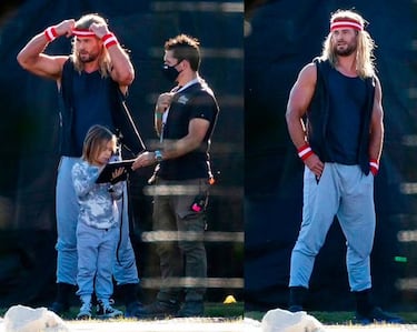 Thor Love and Thunder: así luce el Thor más ochentero en nuevas fotos filtradas del rodaje