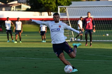 Tras su llegada a Goianía, el combinado nacional trabajó en el centro de entrenamiento do Dragao para preparar el segundo partido de la Copa América.