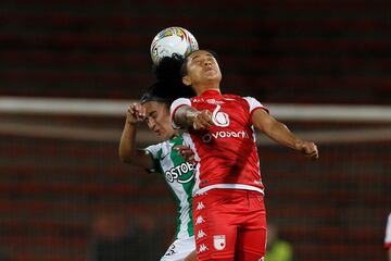 Partido de ida de las semifinales de la Liga Femenina BetPlay 2023, entre Atlético Nacional e Independiente Santa Fe.