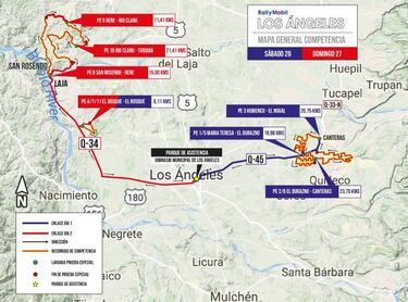 Así se correrá la segunda fecha del RallyMobil en Los Ángeles