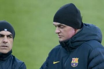 Tito Vilanova dirigi&oacute; el entrenamiento del Barcelona.