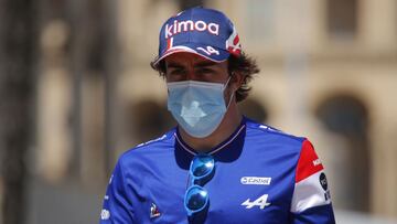 Fernando Alonso (Alpine). Bak&uacute;, Azerbaiy&aacute;n, F1 2021. 